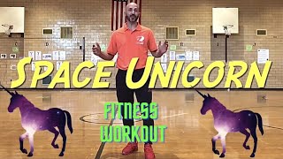 PhysEdZone “Space Unicorn” PE Dance Fitness Warmup  Brain Break [upl. by Cynthy]