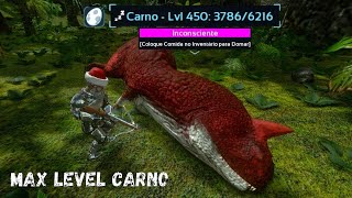 MAX LEVEL CARNO TAMING Ark Survival Evolved Mobile [upl. by Gastineau]