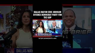 Dallas Mayor Eric Johnson switches to Republican rejects defunding police emphasizes fiscal conser [upl. by Oilisab866]