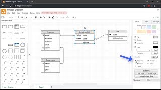 Creating Entity Relationship Diagrams using Drawio [upl. by Allemap]