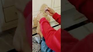 CUTTING MY HUSBAND NAIL WIFE DUTY🥰 shorts [upl. by Meelas588]