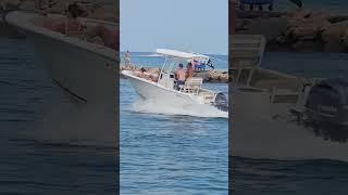 Boating at the Venice Florida Jetty GulfCoast BoatingLife FloridaJetty [upl. by Sana769]