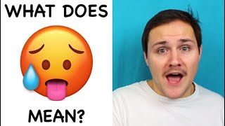 What does the Hot Face Emoji mean  Emojis 101 [upl. by Edythe]