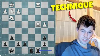 Magnus showing his technique against top player chessgames [upl. by Maurits]