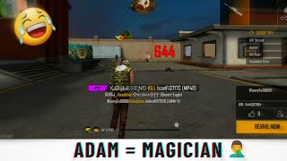 I FORGET THAT ADAM IS A MAGICIAN 😅😁 tsar freefire shorts [upl. by Kotz345]