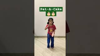 PatACake with actions englishrhymes trending preprimarylearning educational preschoollerning [upl. by Krutz]