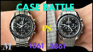 Case Shape Battle 1861 vs 3861 Speedmaster MoonWatch [upl. by Gathers]