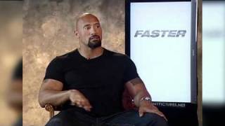 Faster Interview With Dwayne Johnson [upl. by Osrick]