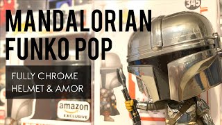 Special Edition Fully Chrome Mandalorian Funko Pop [upl. by Sumedocin273]