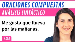 ANÁLISIS SINTÁCTICO de Oraciones COMPUESTAS Variadas 📚 Nueva Gramática [upl. by Nev]