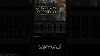 🎹 QUIEN TE VE ADORANDO  Piano amp Letra  Dianette Mendez  Samy Galí [upl. by Louise]