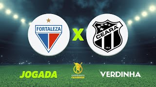 FORTALEZA X CEARÁ AO VIVO CAMPEONATO CEARENSE  30032024 [upl. by Ridley]