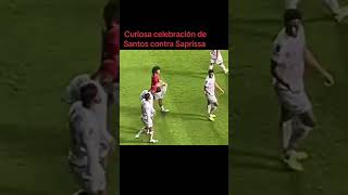 Así celebró el santista Jefferson Sánchez su gol a Saprissa [upl. by Nerfe]