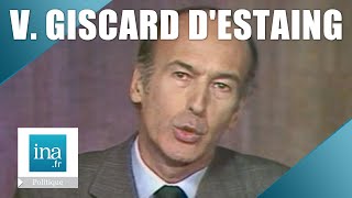 Valéry Giscard dEstaing 1974  Archive vidéo INA [upl. by Neelram]