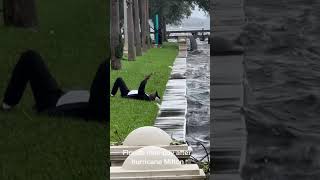 Florida man chilling the day after hurricane Milton left 😂 onlyinflorida chill floridaman [upl. by Noraed]