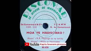 RR Majunga  Moa ve hadisoako Discomad original 78 tours  Madagascar [upl. by Allerym]