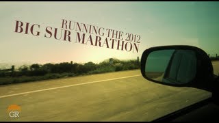 THE BIG SUR MARATHON  GingerRunnercom Video Recap [upl. by Annoed]