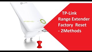 how to factory reset TP link RE850 Range Extender2Ways [upl. by Yedarb]