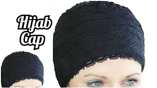 Hijab cap cuttingamp stitching net hijab cap [upl. by Saqaw913]