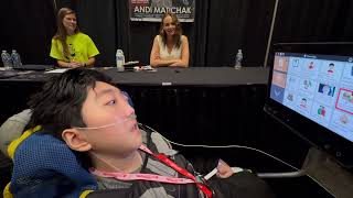 Ivan interviews Andi Matichak at Horrorhound Cincinnati 2024 [upl. by Berty]