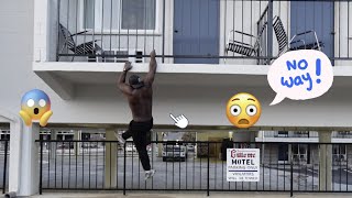 Man hangs from patio pt1 [upl. by Dier446]