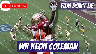 CAN KEON COLEMAN GET SEPARATION 2024 NFL Draft Film Breakdown [upl. by Tombaugh]