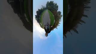 bike ride in Milan tiny planet 916 timelapse fast forward [upl. by Sorce]