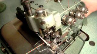 Rimoldi B2777 Industrial Serger 3Thread Top View [upl. by Imef314]