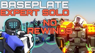 EXPERT MODE SOLO on BASEPLATE No RewindsNo Golden Towers  Tower Defense X  Roblox [upl. by Lime]