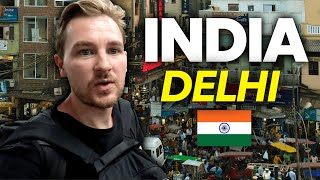 MY FIRST TIME in INDIA 🇮🇳 New Delhi is Like Nowhere Else [upl. by Zinn]