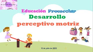 Desarrollo perceptivo motriz  Educación Preescolar [upl. by Okoyik913]