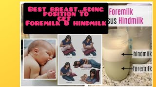 EFFECTIVE BREASTFEEDING POSITIONS TO PREVENT CRACKED NIPPLES amp FEED BABY WITH FOREMILK AND HINDMILK [upl. by Ashling]