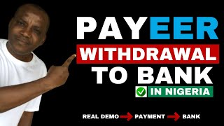 Payeer Account Withdrawal  Payeer to Binance Transfer  Payeer to Bank Account in Nigeria [upl. by Florinda741]