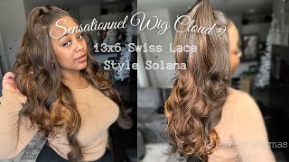 12 DAYS OF WIGMAS DAY 1 SENSATIONNEL WIG CLOUD9 13X6 SWISS LACE WIG INSTALL [upl. by Sharia264]