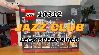 LEGO 10312 JAZZ CLUB  LEGO Speed Build [upl. by Molloy]