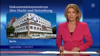 quotFlucht Vertreibung und Versöhnungquot Merkel startet Bau für Dokumentationszentrum [upl. by Ateekram960]