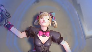 Overwatch  Dva sleep ryona Black cat [upl. by Ntsuj]