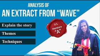 Wave by Sonali Deraniyagala Unveiling the Story Themes and Techniques  OL English Literature [upl. by Amrita]