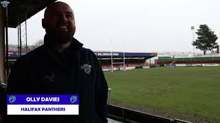 POST MATCH Oli Davies  Keighley Cougars Vs Halifax Panthers Pre Season Friendly [upl. by Fernandez]