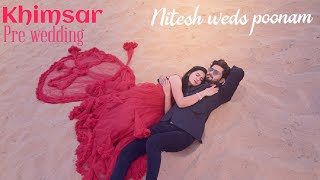 Prewedding photoshoot  Khimsar fort  Aakla village dunes  Nitesh weds poonam [upl. by Amabelle]