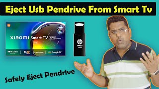 Eject Usb Pendrive From Smart Tv  How To  Pendrive [upl. by Nylirej377]