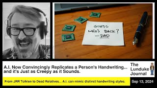 AI Now Convincingly Replicates a Persons Handwriting and its Just as Creepy as it Sounds [upl. by Atalanti645]