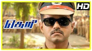 Theri movie  Vijay intro as IPS officer  Prabhu  Rajendran  Kaali Venkat  Raadhika  Samantha [upl. by Sprague464]