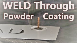 Can You WELD thru Powder Coating Without Damage Sorta [upl. by Agni513]