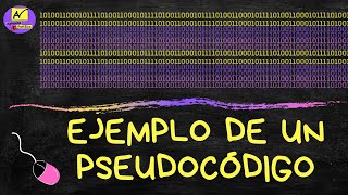 🔴👉Ejemplo de un Pseudocódigo y diagrama de flujo ⏐ Explicación RÁPIDA Y SENCILLA ✅🤖 [upl. by Orecic379]