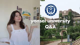 YONSEI UNIVERSITY STUDY ABROAD QampA  application process friends classes campus life dorms [upl. by Netsirc5]