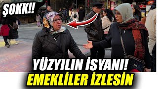 ABLALAR ÇILDIRDI EMEKLİLER KAFAYI YEDİ  Sokak Röprötajları  Halk Canlı  Fox Canlı [upl. by Ahseekat670]