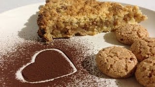 Torta Sbriciolata MandorleAmaretti e Ricotta ITA  Crumb Cake [upl. by Shippee]