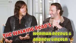 The Walking Deads Andrew Lincoln amp Norman Reedus Talk Bromance [upl. by Desdamona]