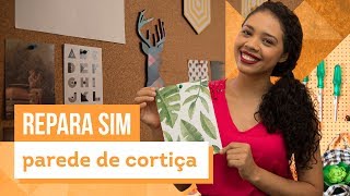 Como fazer uma parede de cortiça Aprenda com Paloma Cipriano  CASA DE VERDADE [upl. by Aicele534]